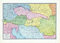 Austria, Hungary and Czecho-Slovakia, World Atlas 1925c from Prince Edward Island Atlas